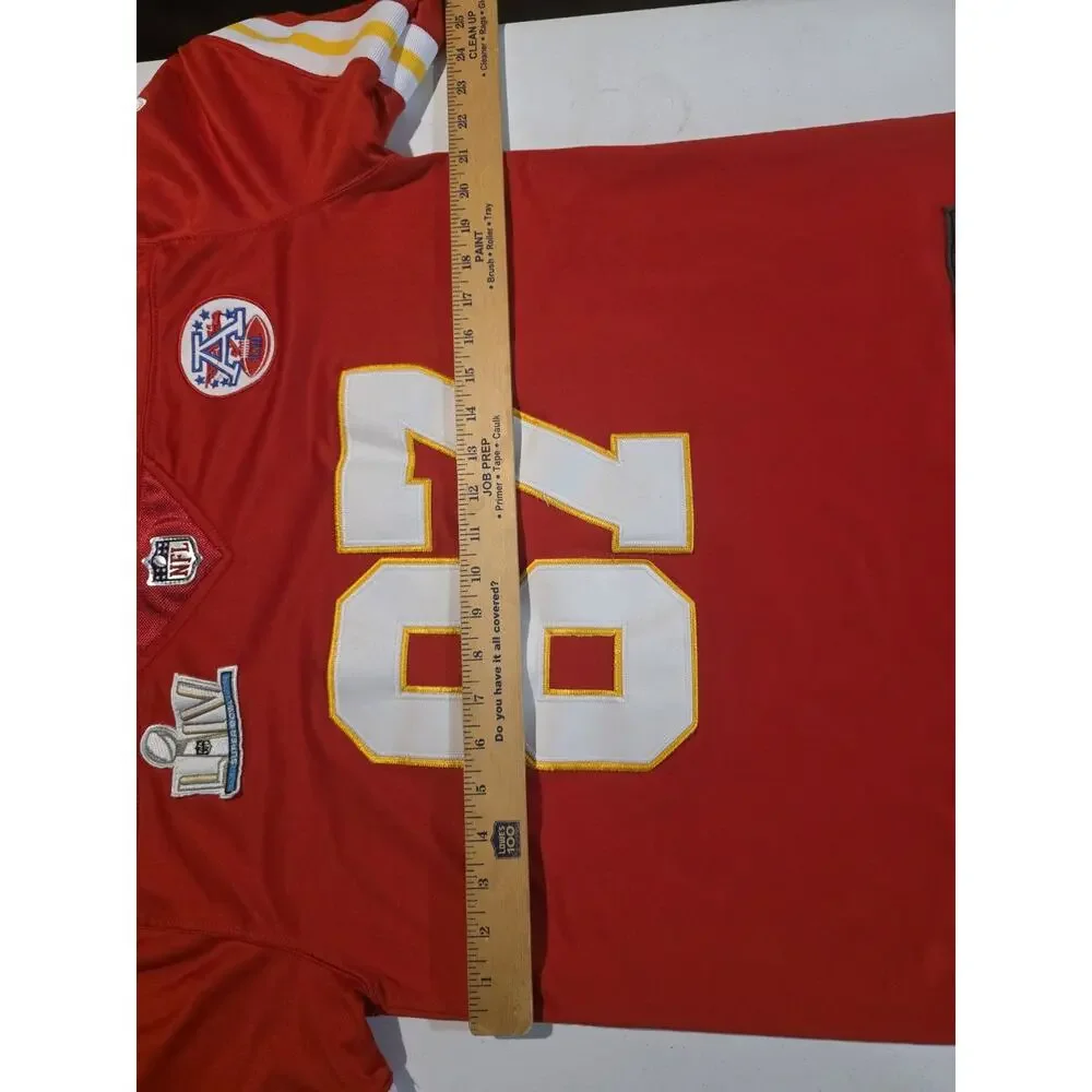 Nike NFL Kansas City Chiefs Travis Kelce #87 Men’s Jersey Red Size M On Field